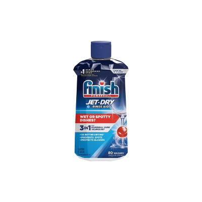 Finish Jet-Dry Rinse Aid, 8.45 Ounces, Case of 8