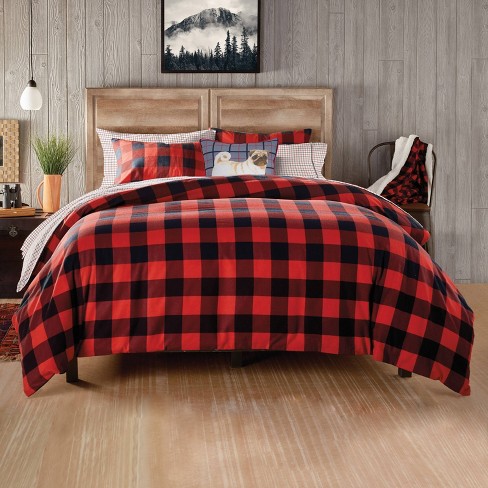 Buffalo Check Comforter Set Red G H Bass Target