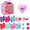 Garvee 28pcs Heart Shape Stress Balls with Cards Stress Relief Smile Face Squeeze Toys - 4 of 4