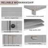 AndMakers 43.5 in. Bedroom Bench with 3 Doors - 4 of 4