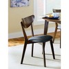 Simple Relax Set of 2 Dining Chairs in Walnut and Black - 2 of 4