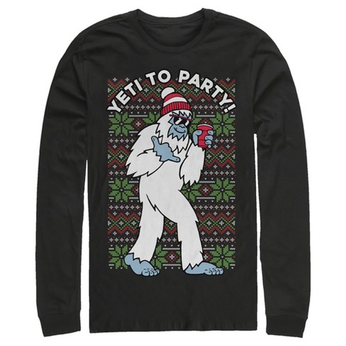 Yeti to party hot sale christmas sweater