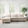 NicBex Modular Sectional Sofa,L-Shape Velvet Couch with Ottoman for Living Room,Apartment,Office - 2 of 4