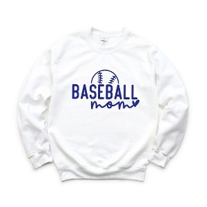 Simply Sage Market Women's Graphic Sweatshirt Baseball Mom Ball - 1 of 4