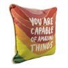 Home Decor 12.0 Inch Brights You Are Capable Pillow Encourage Positive Throw Pillows - 2 of 3