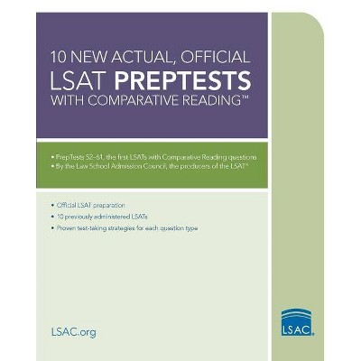 10 New Actual, Official LSAT Preptests - (Paperback)