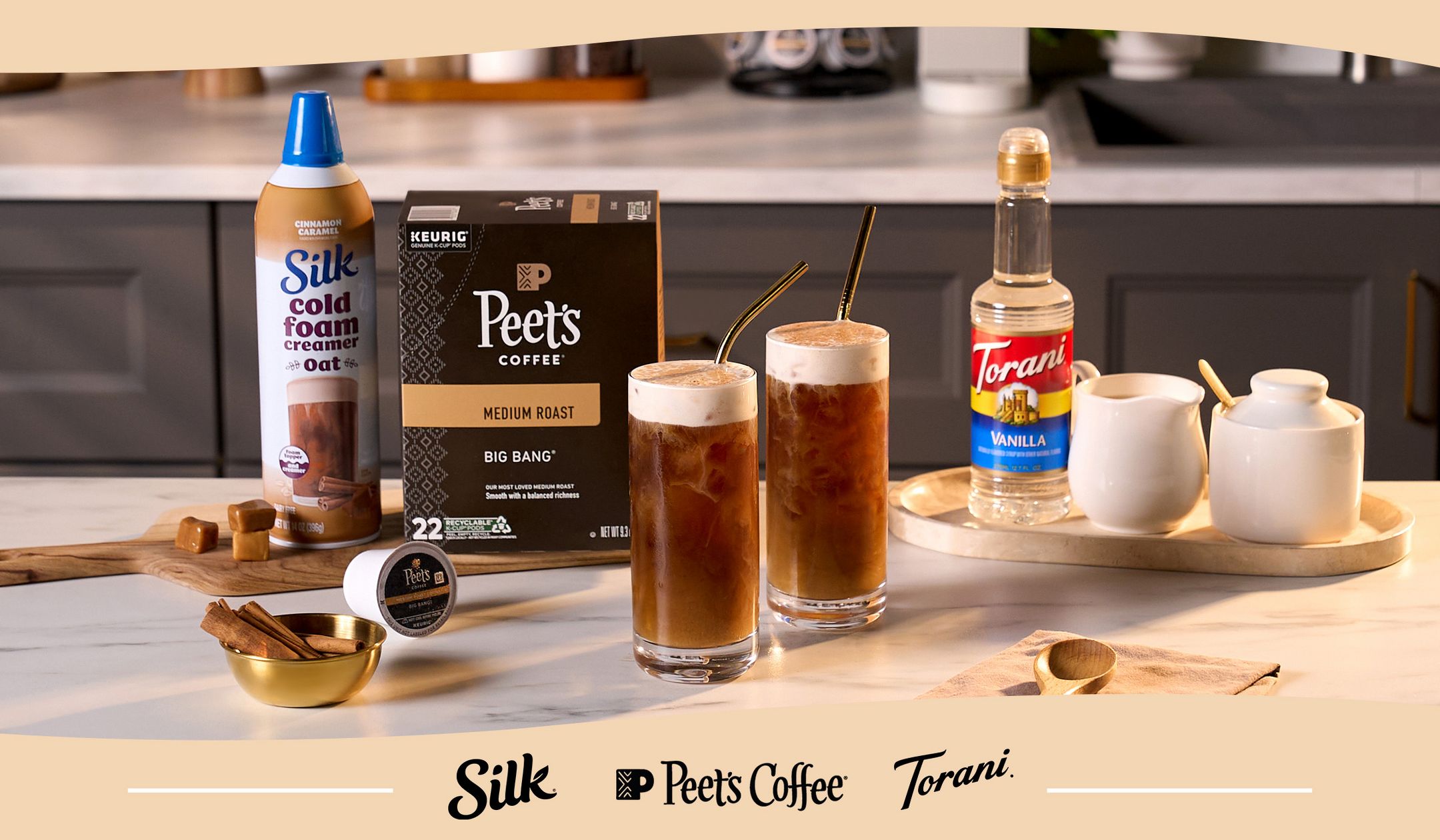 Silk, Peet's coffee, Torani