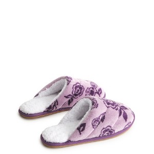 Vera Bradley Women's Outlet Cotton Looped Terry Slippers - 1 of 2