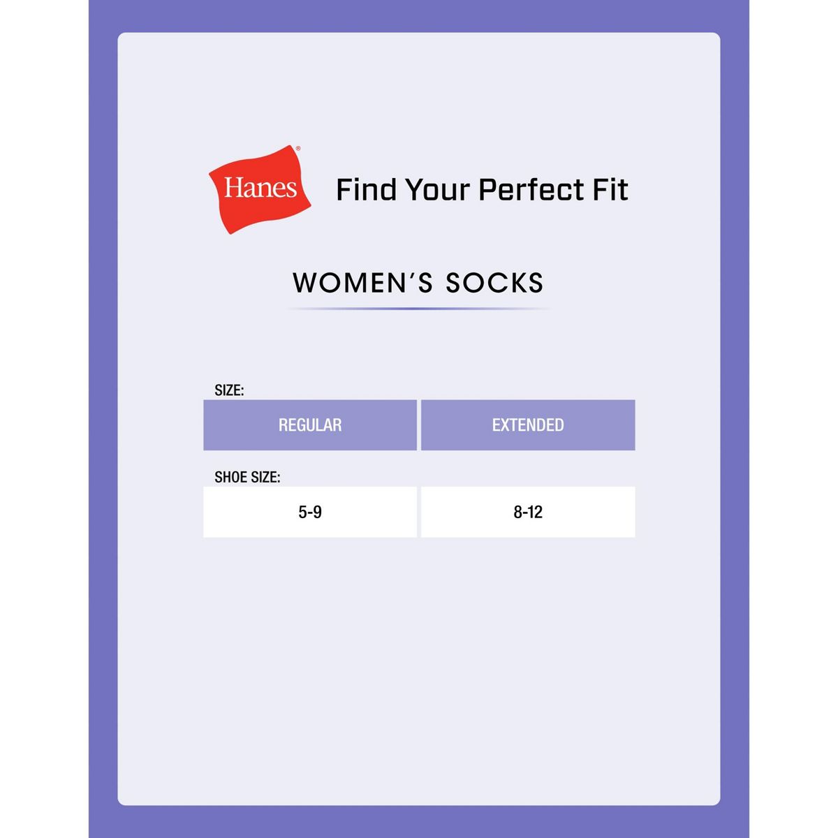 Hanes Women's Ankle Socks, Moisture-Wicking, Extended Sizes 8-12, 6-Pairs - thumbnail 5