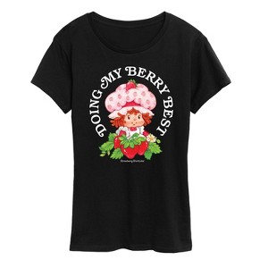 Women's - Strawberry Shortcake - Doing My Berry Best- Women'S Short Sleeve Graphic T-Shirt Short Sleeve Graphic T-Shirt - 1 of 4