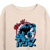 Women's - Marvel - Black Panther Katakana Lightweight French Terry Wide Neck Long Sleeve Shirt - 2 of 4