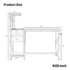 CENGHU 48" Reversible Gaming Desk with RGB LED Lights, 4-Tier Shelves Computer Desk with Power Outlet, Study Writing Table with USB Ports - 4 of 4