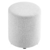 Modway Callum 16 in. Round Woven Heathered Fabric Upholstered Ottoman - 2 of 4