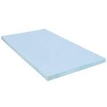 Emma and Oliver 3" Cool Gel Infused Hypoallergenic Cooling Memory Foam Mattress Topper
