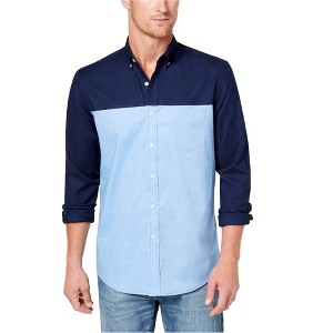 Club Room Mens Colorblocked Oxford Button Up Shirt - 1 of 1