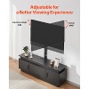 VEVOR 52" TV Stand with Mount for up to 75 in TVs, Entertainment Center with Power Outlet, Height Adjustable, Black - 4 of 4
