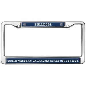Southwestern Oklahoma State University Mascot Full Size Standard License Plate Metal Frame - 1 of 4