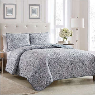 Mellanni Ultrasonic Quilted Coverlet Set