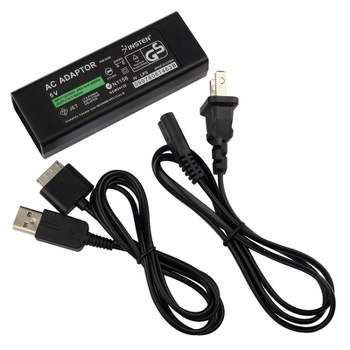 INSTEN AC Power Adapter compatible with Sony PSP Go, Black