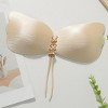 Paaaawaters 1 PCS Women Sticky Bra Backless Strapless Bra Push Up Breathable Underwear Adhesive Invisible Lift Up Bras - 4 of 4
