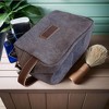 Generic Luxe Mens Premium Canvas Toiletry Bag With Faux Leather - 4 of 4