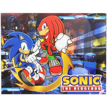 Great Eastern Entertainment Co. Sonic the Hedgehog Sonic & Knuckles 46x60 Inch Fleece Throw Blanket