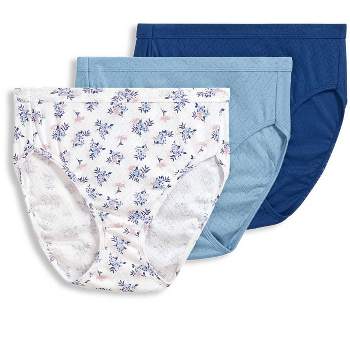 Jockey® Supersoft Breath French Cut Underwear - Blue Floral, 3 pk - Kroger