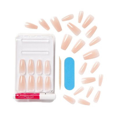 KISS Bare But Better TruNude Fake Nails - Nude Drama - 28ct_2