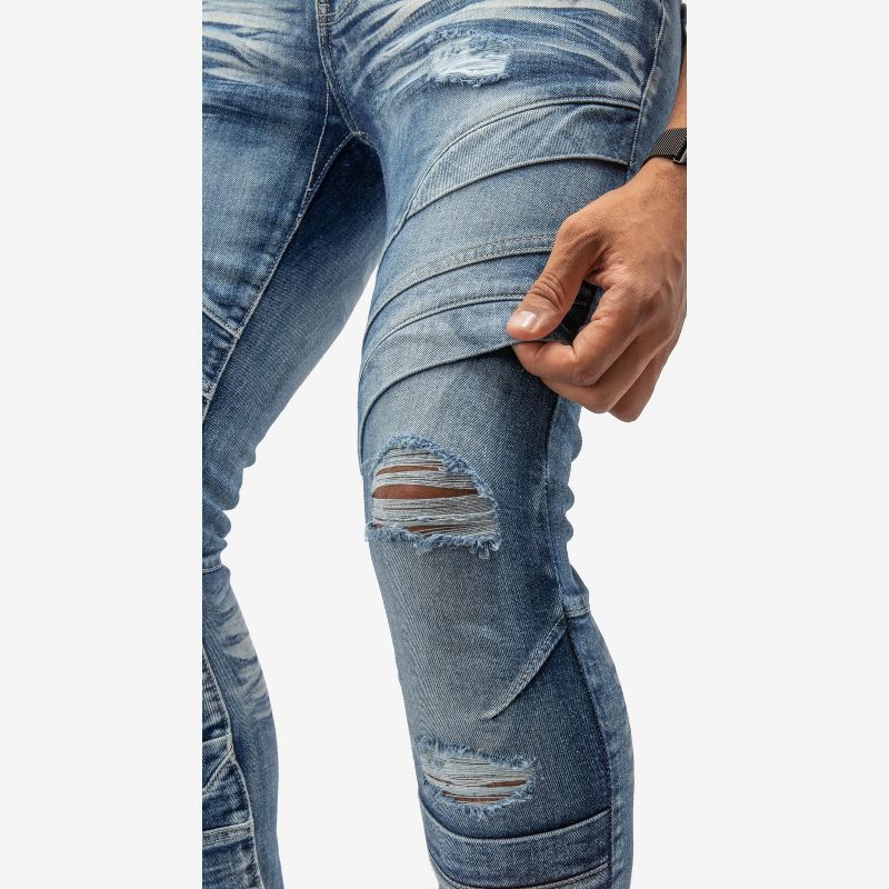 RAW X Men's Skinny Stretch Moto jeans, 4 of 7