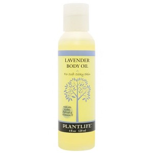 Plantlife Lavender Body Oil – Moisturizing, Nourishing for All Skin Types – Softens Skin, Ideal for Bath, Body & Massage – 4oz - 1 of 4