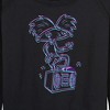Women's - Hey Arnold! - 3D Arnold Lightweight French Terry Wide Neck Long Sleeve Shirt - 2 of 4