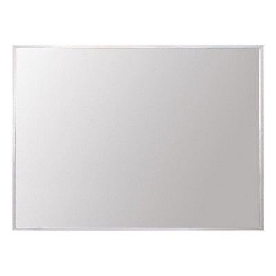 Elegant Lighting Aluminum Frame Rectangle Mirror 27x36 In Silver