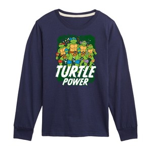 Boys' - Teenage Mutant Ninja Turtles - Turtle Power Long Sleeve Graphic T-Shirt - 1 of 4
