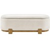 New Pacific Direct Ayleen Chenille Storage Bench - 2 of 4