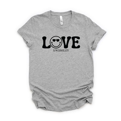 Simply Sage Market S.W.Smiley Love Smile Short Sleeve Tee