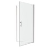 NicBex Shower Door  31.4" Wx72" H Pivoting Tub Shower Doors with 1/4" (6mm) Tempered Glass Door and 304 Stainless Steel Open Outside, Chrome - 3 of 4