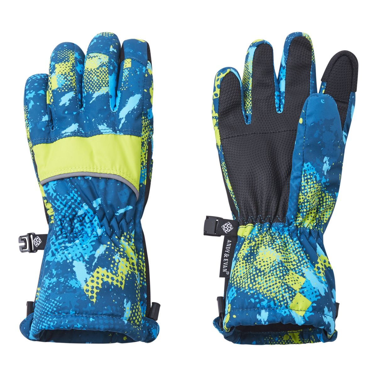 Andy & Evan Toddler Kids Zipper Gloves - thumbnail 3
