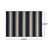SEVOBAL Rug Indoor and Outdoor Area Rug 7'*5'3" Vintage Large Non-slip Rug For Living Room Kitchen Bedroom, Blue, 84"*63"*0.16" - 3 of 4