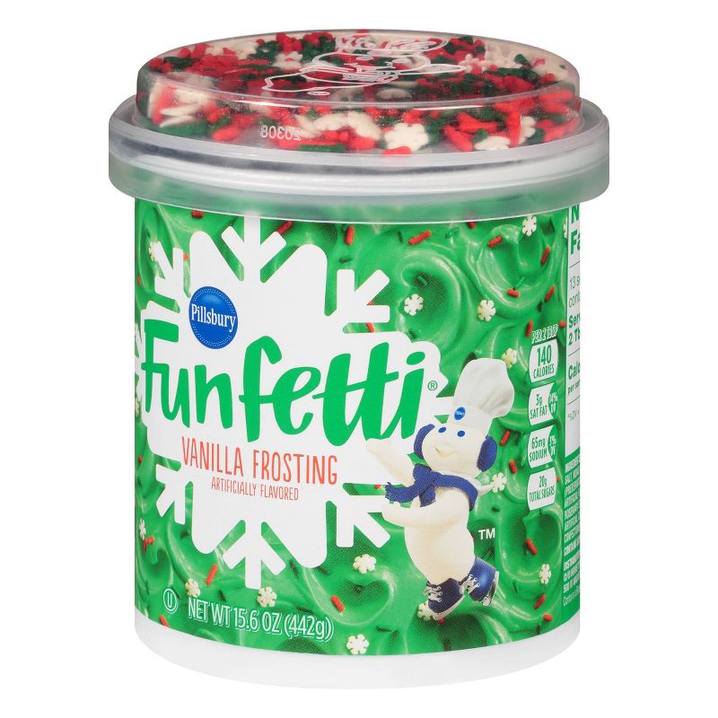 Pillsbury Funfetti Holiday Vanilla Frosting - 15.6oz, 5 of 6