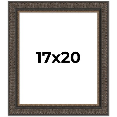 PosterPalooza | Museum Brown Picture Frame - UV Acrylic, Foam Board Backing, Hanging Hardware