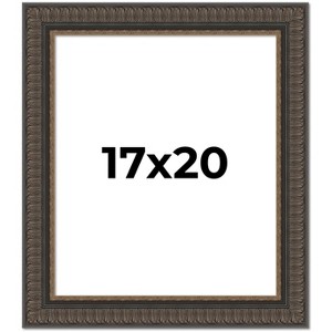 PosterPalooza | Museum Brown Picture Frame - UV Acrylic, Foam Board Backing, Hanging Hardware - 1 of 4