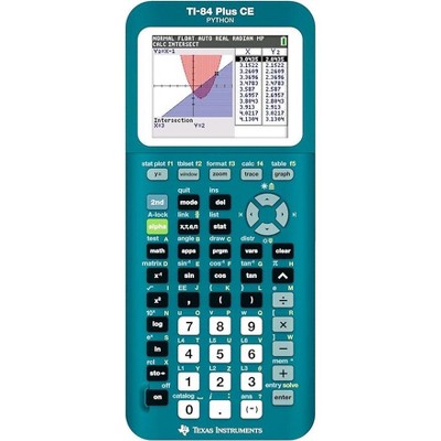 Texas Instruments TI-84 Plus CE Graphing Calculator (Trinomial Teal)