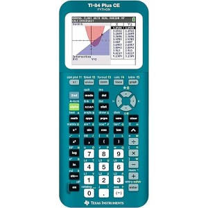 Texas Instruments TI-84 Plus CE Graphing Calculator (Trinomial Teal) - 1 of 3