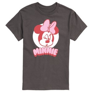 Men's - Disney - Minnie Mouse Wink Face Short Sleeve Graphic T-Shirt - 1 of 4