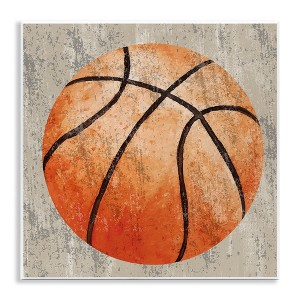 Stupell Industries Rustic Sports Basketball, 12" x 12" - 1 of 4
