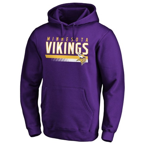 Nfl Minnesota Vikings Men S Long Sleeve Big Tall Fleece Hoodie Target