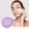 Unique Bargains Soft Flannel Pads Reusable Makeup Remover Eco Pads Facial Make Up Cleansing Removal for Most Skin Types 3 Pcs - 2 of 4