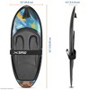 Xspec Kneeboard with Hook for Knee Surfing Boating Waterboarding, Black - 3 of 4