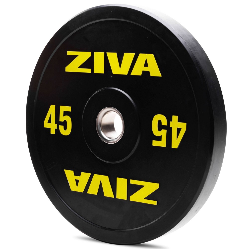 ZIVA Performance Rubber Bumper Olympic Weight Plate - 45lbs
