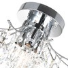 CWI Lighting Princess 4 Light Flush Mount With Chrome Finish - 4 of 4